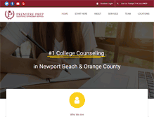 Tablet Screenshot of premiereprep.net